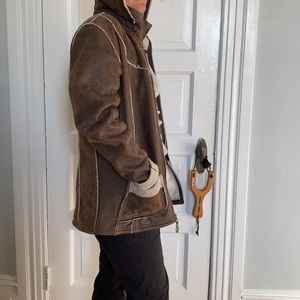 Never-before worn Kuhl sheepskin jacket